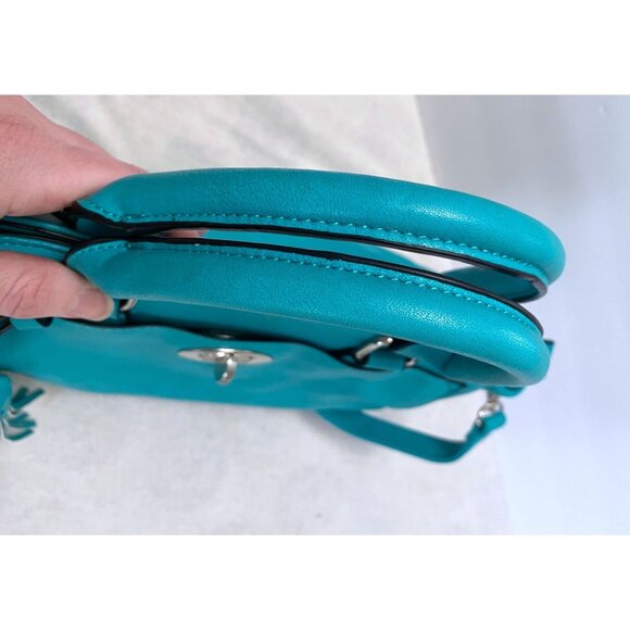 Charming Charlie Women's Handbag Turquoise Medium Shoulder Bag/Purse - Picture 14 of 16